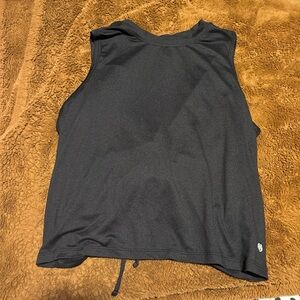 Black Sleeveless Women's Top